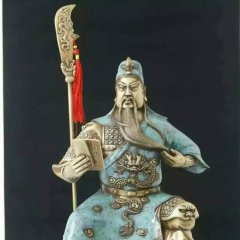 關(guān)帝圣君銅雕，鑄銅關(guān)帝圣君雕塑