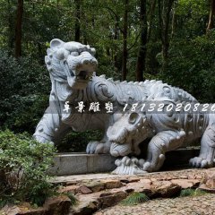 母子虎石雕，公園動物石雕