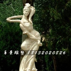 古代美女石雕，公園人物石雕