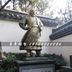 成吉思汗銅雕，古代人物銅雕