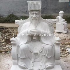 龍王石雕，漢白玉神仙雕塑