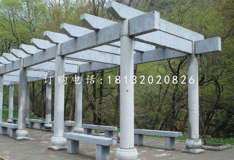 青石走廊雕塑公園石雕長(zhǎng)廊