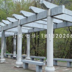 青石走廊雕塑公園石雕長(zhǎng)廊