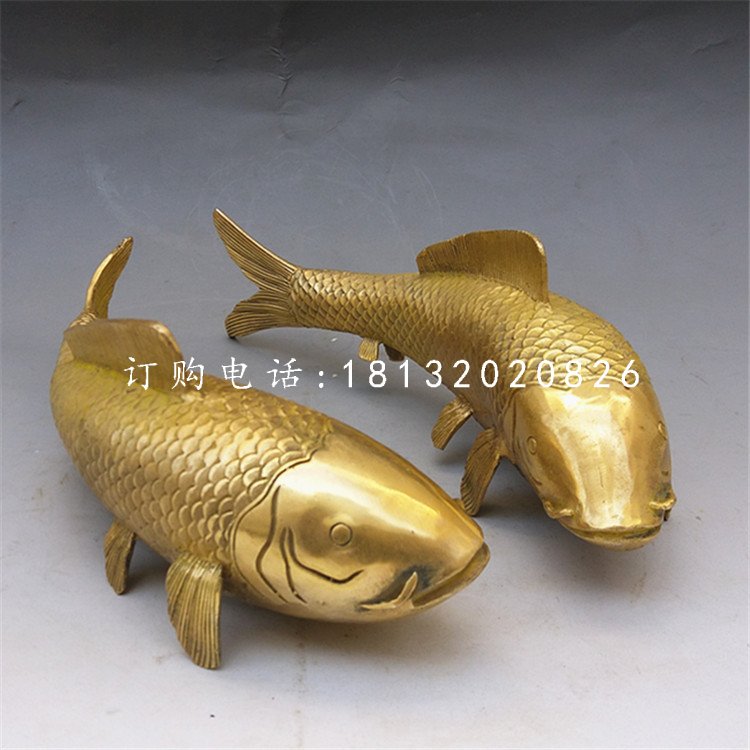 鯉魚(yú)銅雕，銅雕動(dòng)物