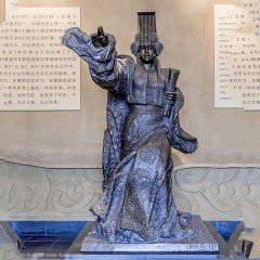 武則天雕塑，玻璃鋼古代人物雕塑