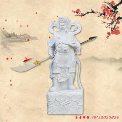 石雕關(guān)公神像雕塑